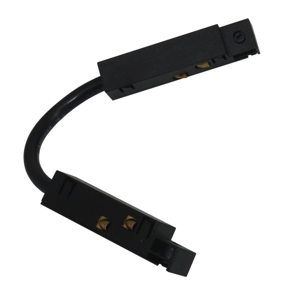 Конектор гнучкий Victoria Lighting чорний Magnum-C2-G black 