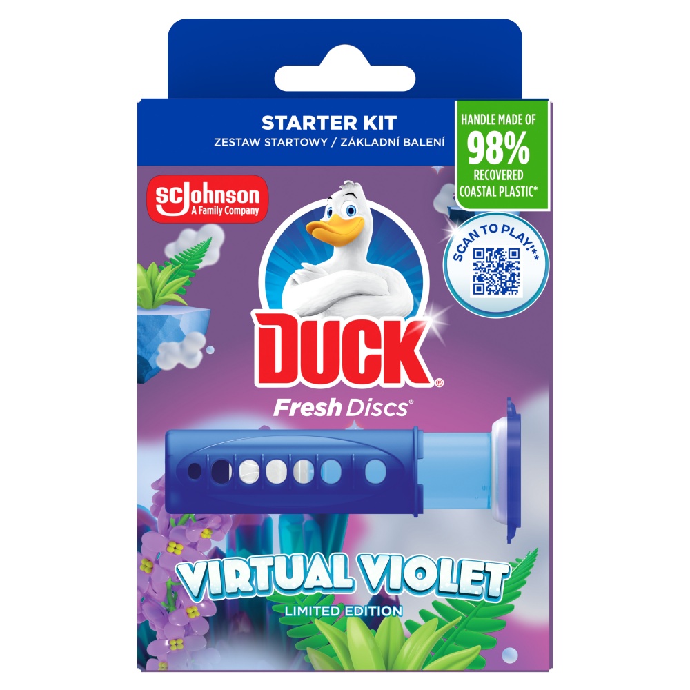 Диски туалетні DUCK Virtual Violet 0,036 л 1245000