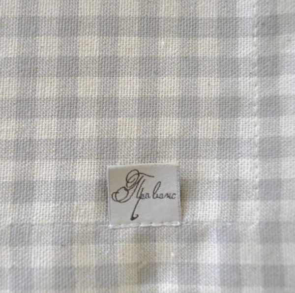 Серветка Прованс Bella Сіра клітинка 35x45 см 