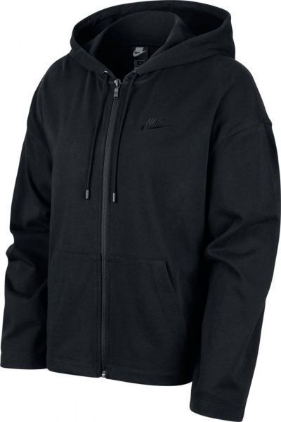 Джемпер Nike W NSW HOODIE FZ JRSY CJ3752-010 р. L чорний
