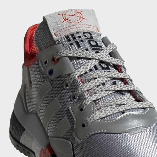 Кроссовки Adidas NITE JOGGER FV3787 р.8,5 серебристый