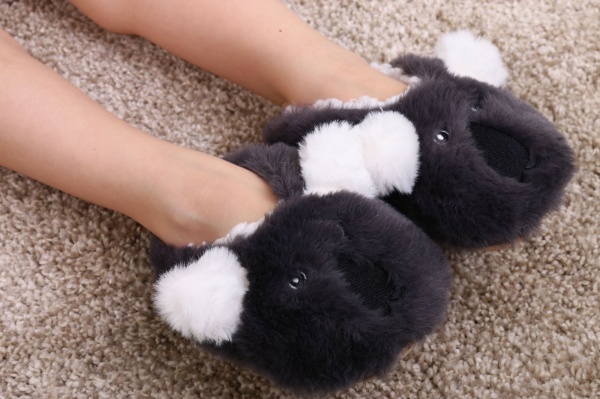 Капці дитячі унісекс Maxwin KIDS Звірята Коала р.32-34 темно-сірий 