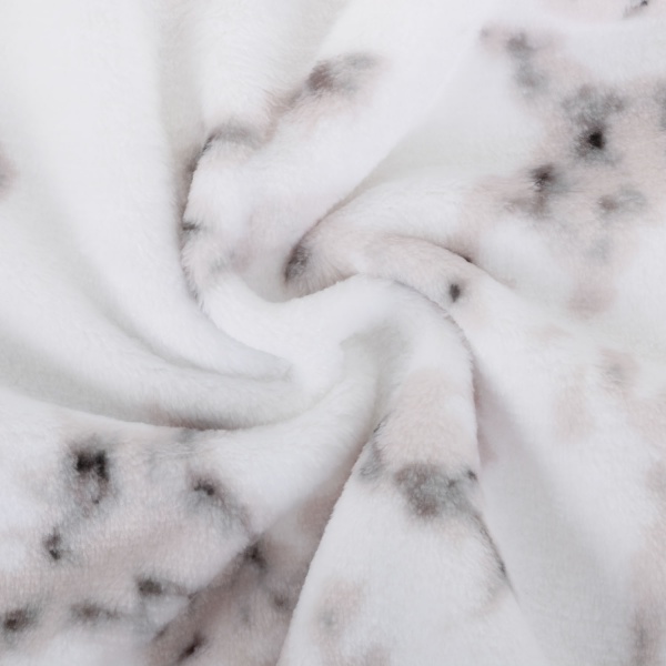 Плед Flannel Plush White Marble 200x220 см білий La Nuit 