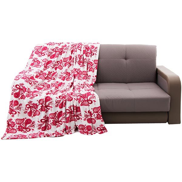 Плед мікрофібра Underprice Версаль бордо 200x220 см