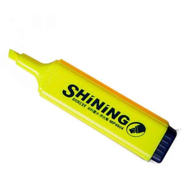 Маркер текстовий Baoke 2-4 мм Shining жовтий MARK-TXT-BAO-MP4904Y 