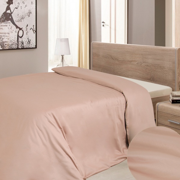 Підковдра сатин 01 200x215 см бежевий Ярослав 