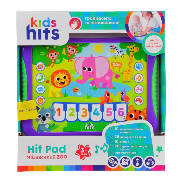 Планшет обучающий Kids Hits Мой веселый Zoo KH01/005