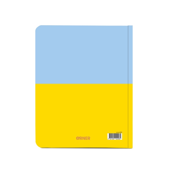 Блокнот I HAVE A PLAN блакитно-жовтий Orner