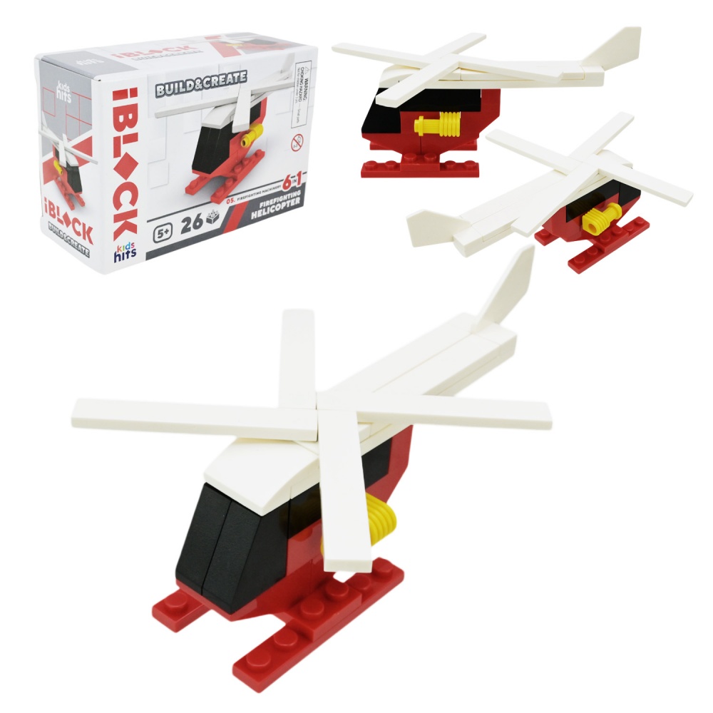 Игрушка-конструктор Iblock Kids hits JUNIOR Пожарная (в ассортименте) KH51/004