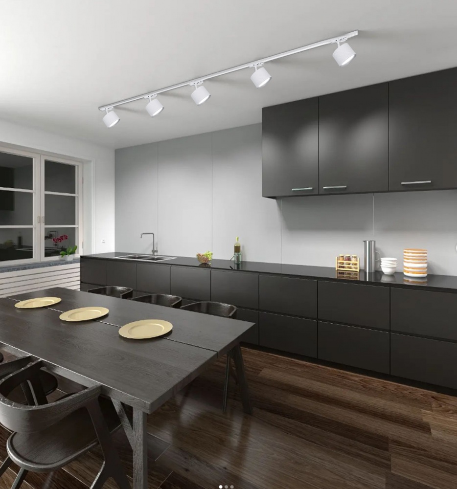 Трековый светильник Eurolamp 30 Вт белый LHT-GX53(white)