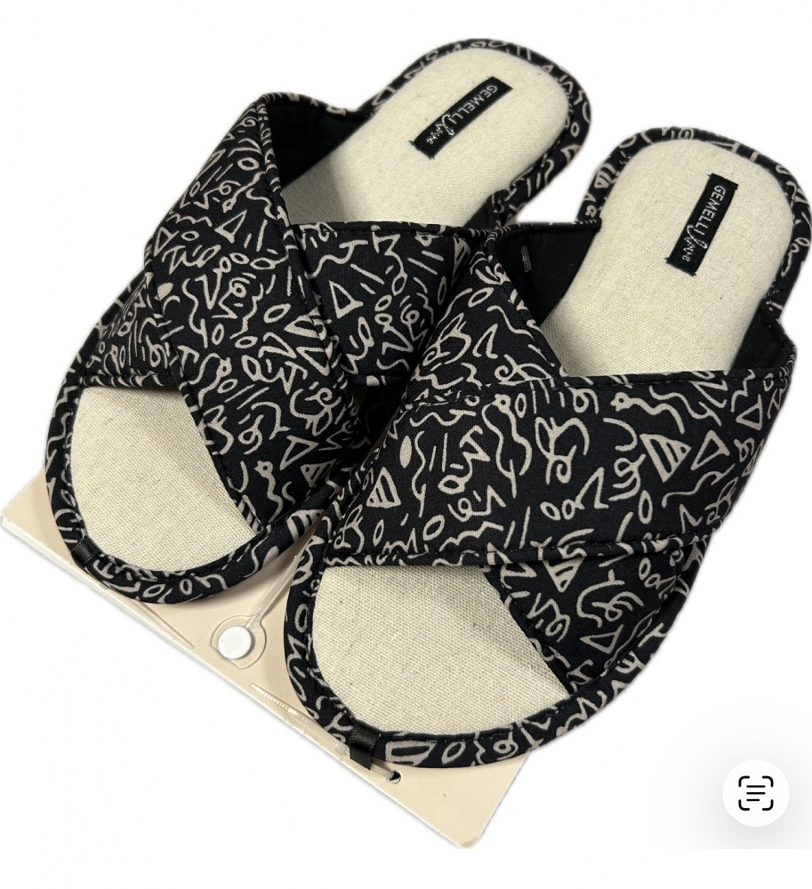 Тапки домашние Gemelli Ника р.40 черный