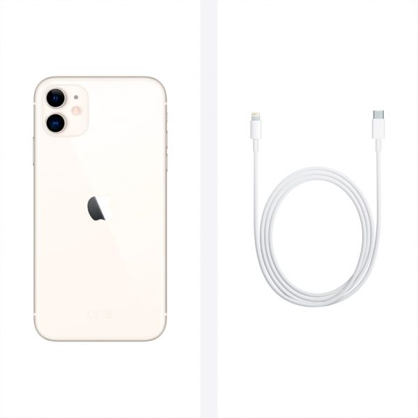 Смартфон Apple iPhone 11 4/128GB white (MHDJ3FS/A) 