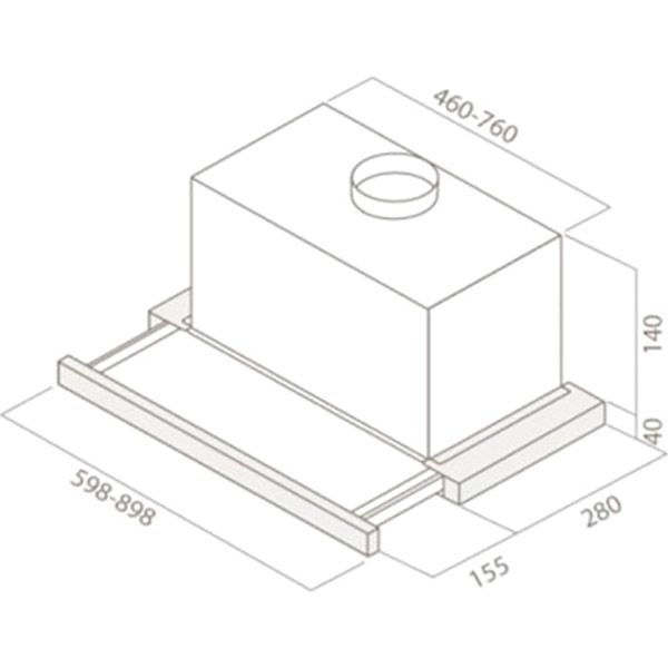 Вытяжка Elica Slimmy STD GRIX/A/50