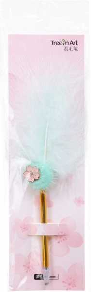 Ручка гелевая детская Перо разноцветное в ассортименте 