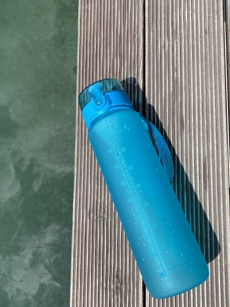 Пляшка спортивна 1000 мл Casno блакитний MX-5041_Blue