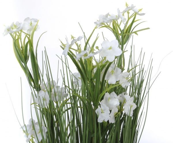 Камыш искусственный с цветами 34 см