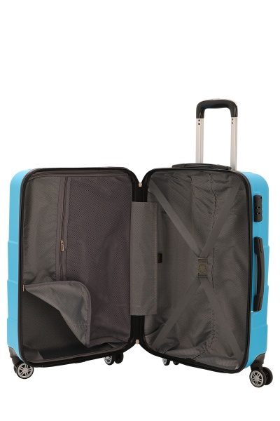 Чемодан 42 л голубой MCS V358 на 4 колесах S 20