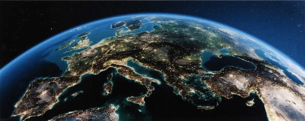 Картина Земля 125x50 см Styler GL-13689 