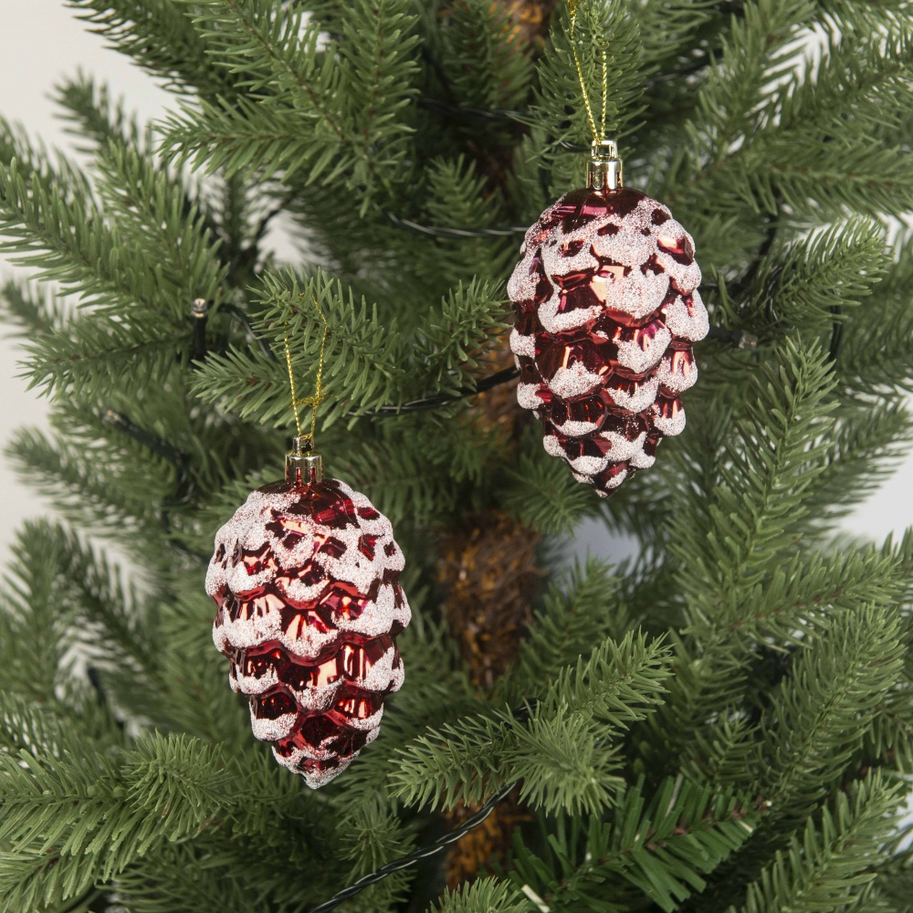 Набор игрушек 4 вида в ассортименте 8-10 см белый с красным