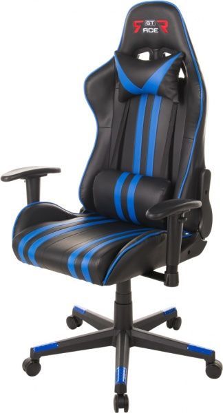 Кресло GT Racer X-2504-M черно-синий 