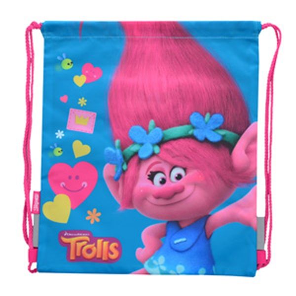 Сумка-мішок 1 вересня SB-10 Trolls 40x35 см фіолетовий (555556) 