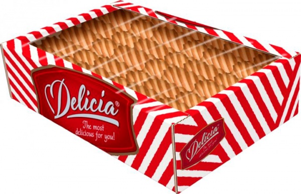 Печиво Деліція здобне Супер-Моніка зі смаком вишні 600 г 