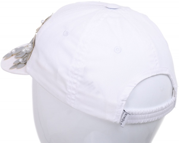 Кепка для девочек Pampona 21 L 06 р.48 белый 