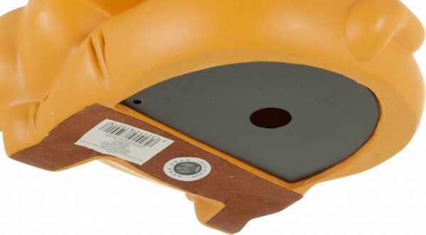 Статуэтка Думай и богатей 22,5х23х30 см оранжевая