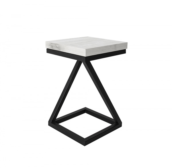 Табурет Воллемия Аляска 300x300x490 мм черный 