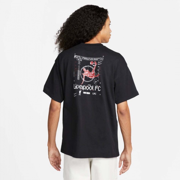 Футболка Nike LFC AIR TRAFFIC TEE DZ3657-010 р.M чорний