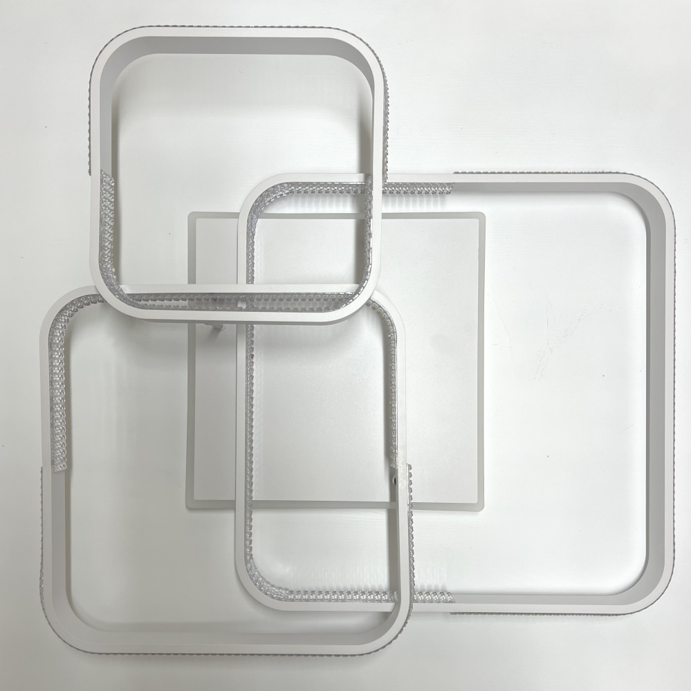 Люстра светодиодная Luminaria 130 Вт LED-модуль белый AKRILIKA SQUARE 130W 4S WHITE