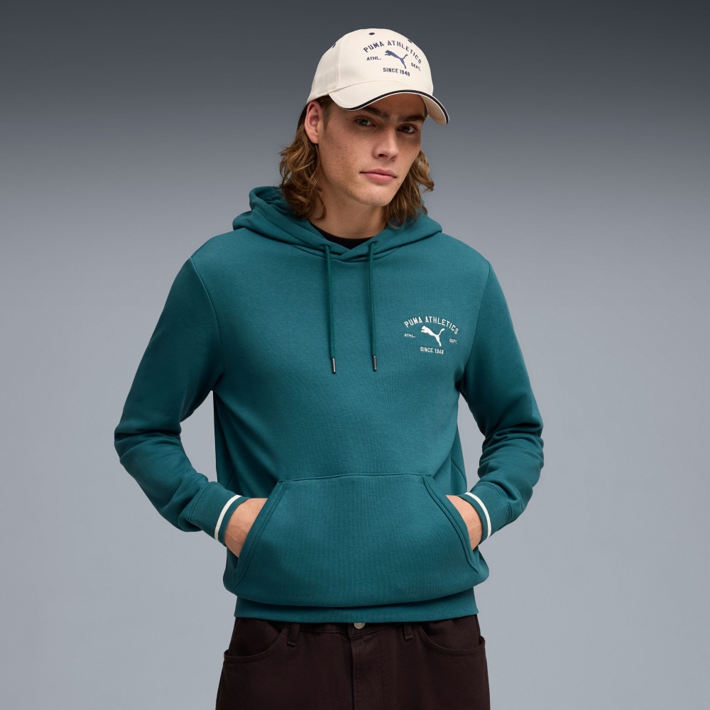 Джемпер Puma PUMA CLASS Graphic Hoodie TR 69222841 р.M зеленый