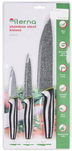 Набор ножей на подставке Mineral KN9073 3 ножа Iterna