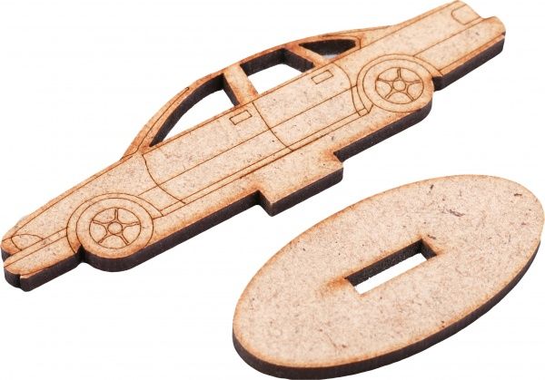 Заготовка Автомобіль на підставці в упаковці SET007-base WB 