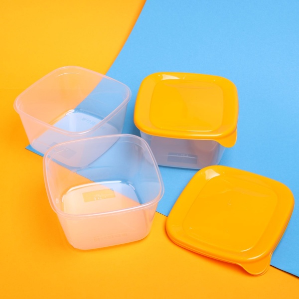 Набор контейнеров Fresh&go 800 мл желтый Curver