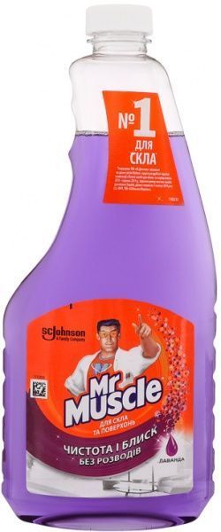 Моющее средство Mr.Muscle для поверхностей и зеркал запаска 0,5л