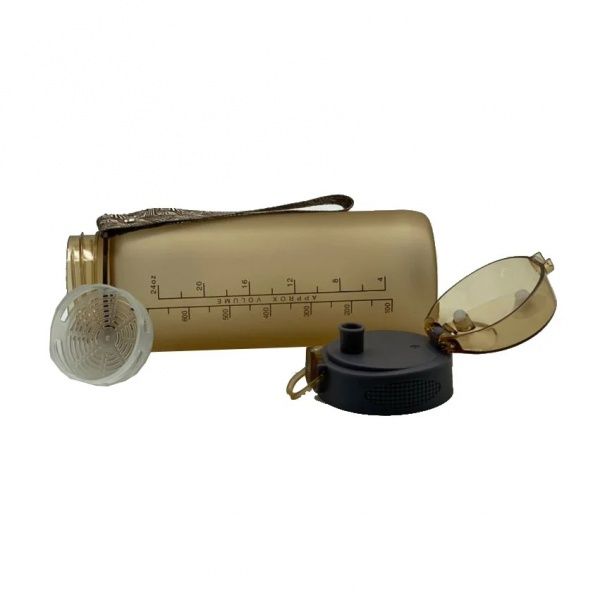 Пляшка для води 850 мл Casno коричневий KXN-1183_Brown