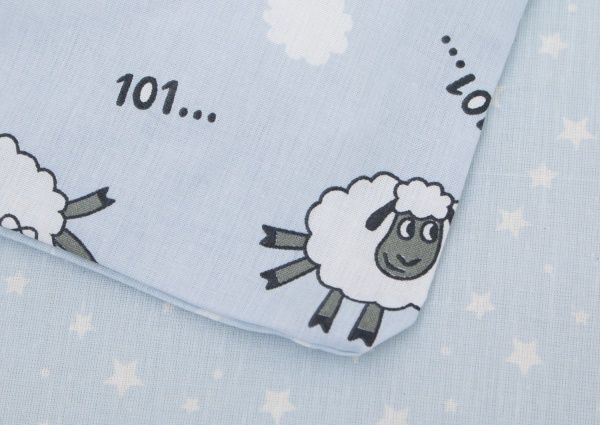 Комплект постельного белья Homeline овечки голубой