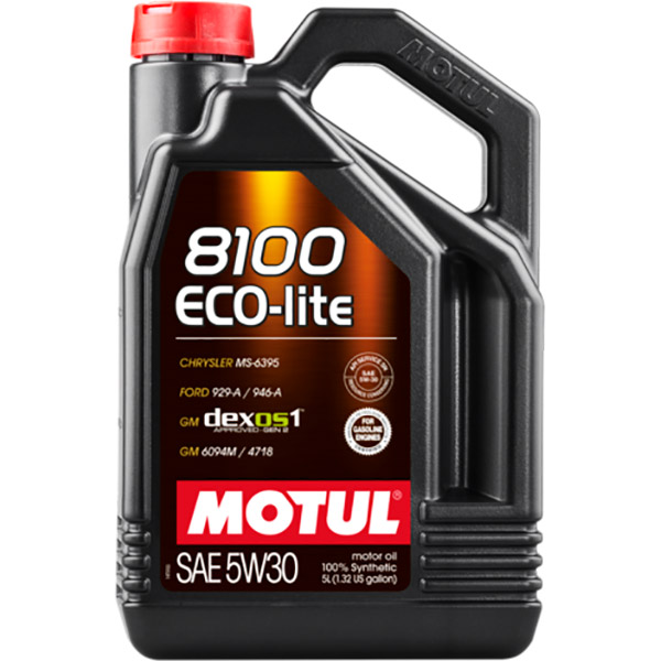 Моторне мастило Motul 8100 Eco-lite SAE 5W-30 5 л