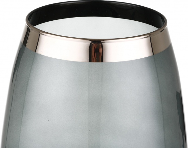 Ваза Wrzesniak Glassworks Venus 25 см серый 