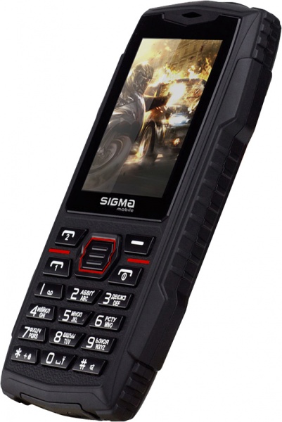 Мобильный телефон Sigma mobile X-treme AZ68 black/red Sigma mobile X-treme AZ68 blac
