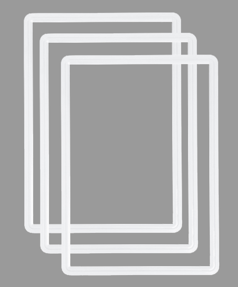 Рамка А4 формату біла 3 шт.