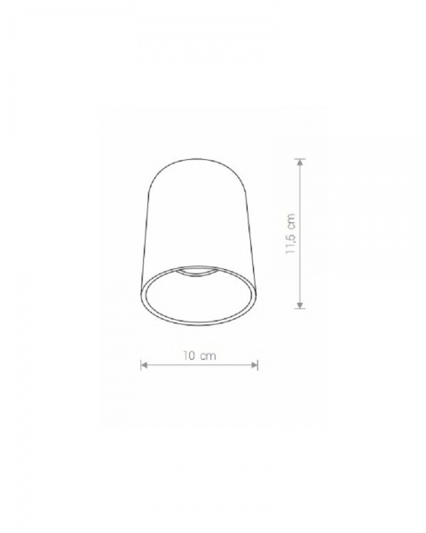 Светильник точечный Nowodvorski Eye Tone 10 Вт GU10 белый 8925 