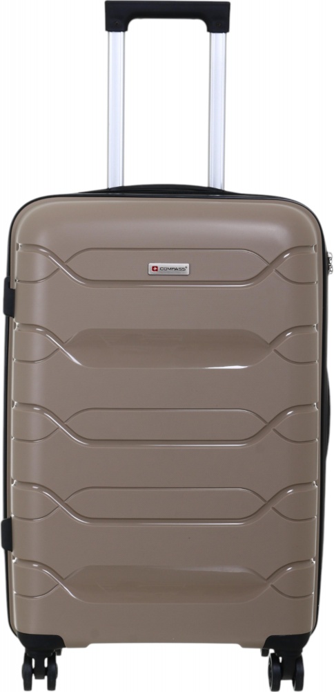 Чемодан Compass №XY007 M 59 л капучино 60x41x24 см