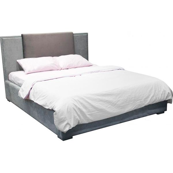 Ліжко з підйомним механізмом Embawood Ажур 160x200 см сірий