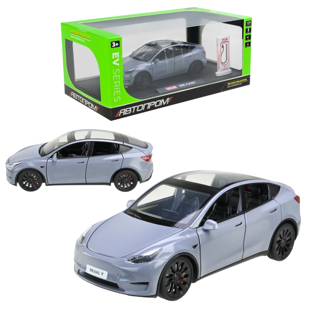 Автомобіль Автопром 1:24 із зарядною станцією AP7711