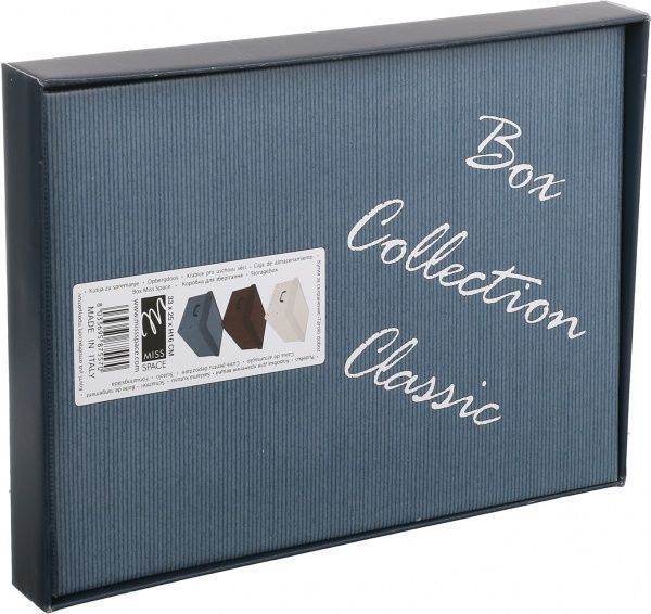 Ящик картонний Miss Space Classic 330x250x160 мм синій