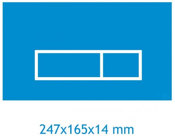 Панель смыва Koller Pool Integro Black Glass