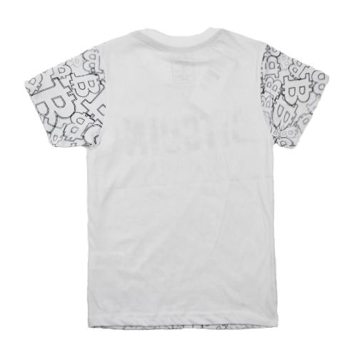 Футболка для хлопчика Macma Bitcoin р.128 білий 9002 