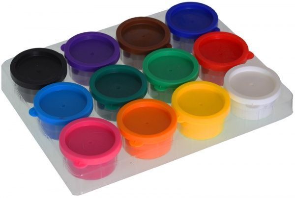 Набор пальчиковых красок 12 цветов 360 мл 7638 CLASS